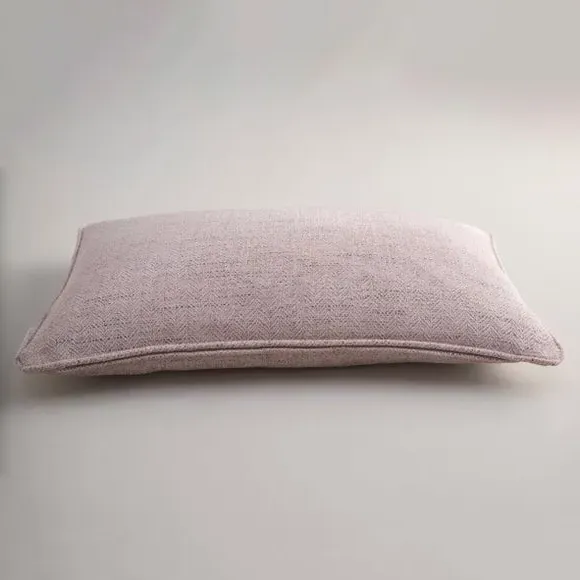 Rectangle Cushion Cover Herringbone - Blush, Polyester