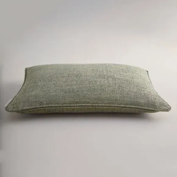 Rectangle Cushion Cover Herringbone - Olive, Polyester