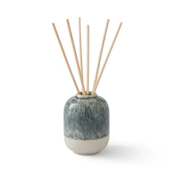 Reed Diffuser Oud Bergamot - Blue, Ceramic