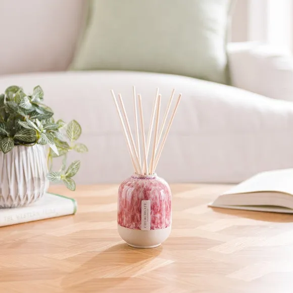 Reed Diffuser with Natural Reeds - Red, Ceramic image