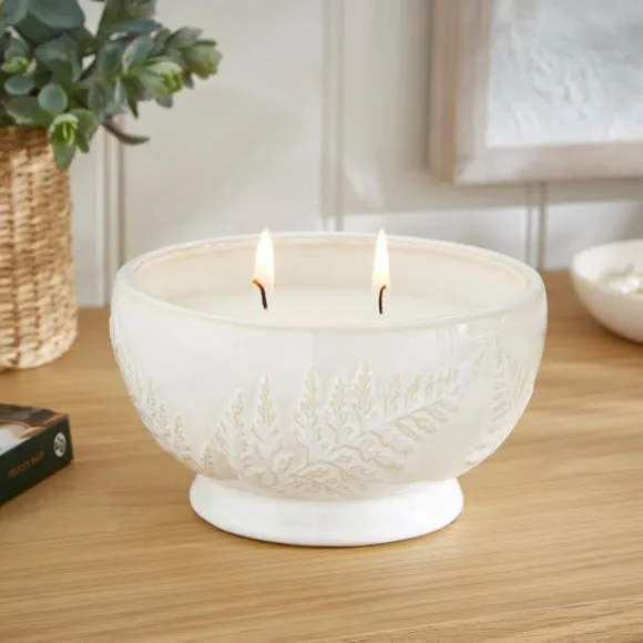 Round Multi Wick Candle - Natural image