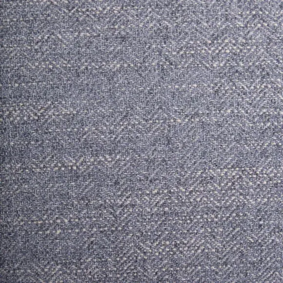 Square Cushion Cover Herringbone - Blue, Polyester