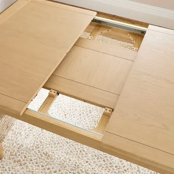Square Extending Dining Table - Oak, Wood
