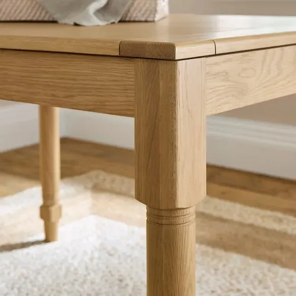 Square Extending Dining Table - Oak, Wood