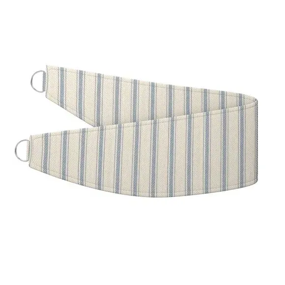 Striped Curtain Tieback - Ashley Blue