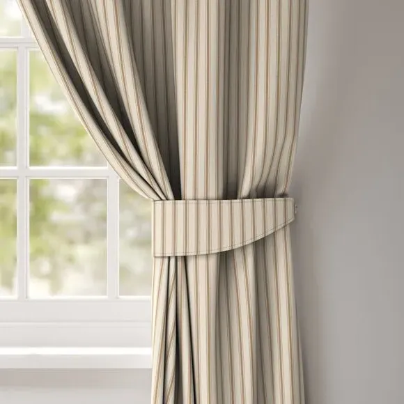 Striped Curtain Tieback - Natural