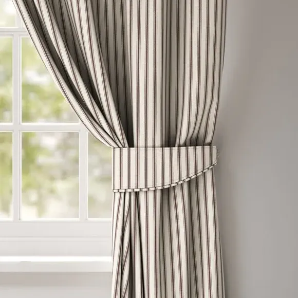 Striped Curtain Tieback - Thistle