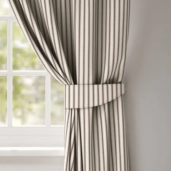 Striped Curtain Tieback - Thistle
