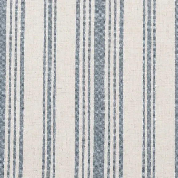 Striped Roman Blind Fully Lined - Folkstone Blue