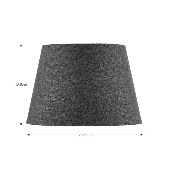 Tapered Lamp Shade with Brass Frame - Olive