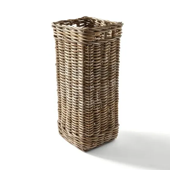 Umbrella Stand - Grey, Rattan