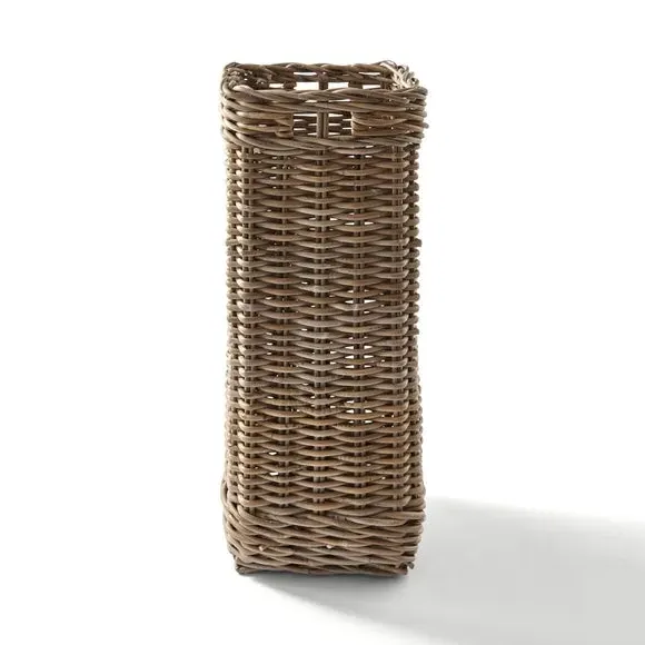 Umbrella Stand - Grey, Rattan