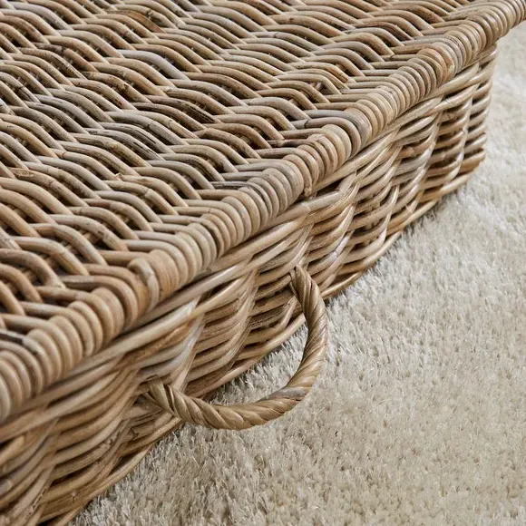 Underbed Storage Trunk - Grey, Rattan