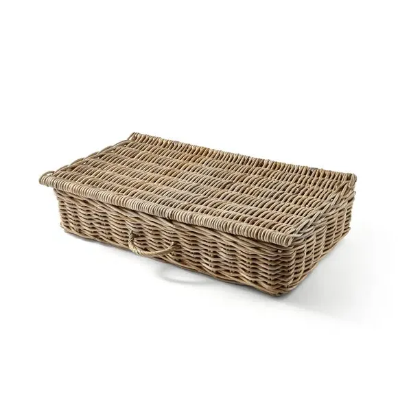 Underbed Storage Trunk - Grey, Rattan
