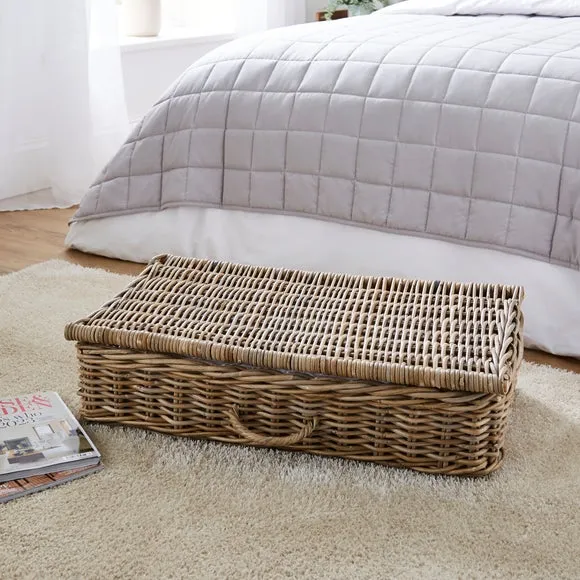 Underbed Storage Trunk - Grey, Rattan image