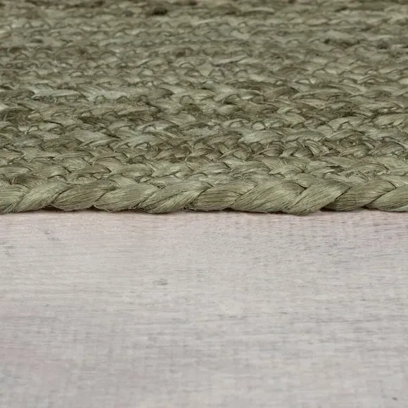 Wide Doormat - Green, Jute