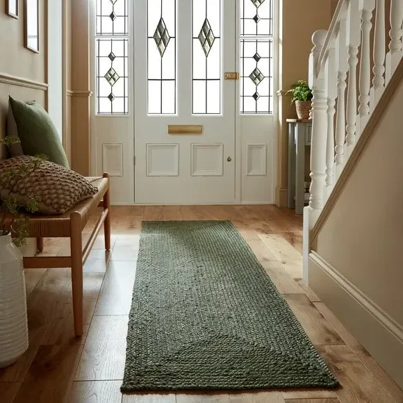 Wide Jute Runner - Natural image