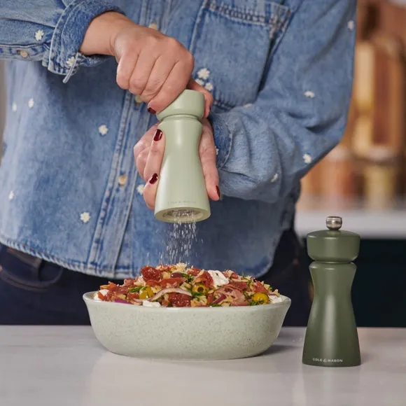 Salt or Pepper Mill with Knobs - Sage