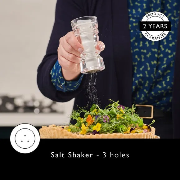 Salt & Pepper Mill Set - Clear, Ceramic