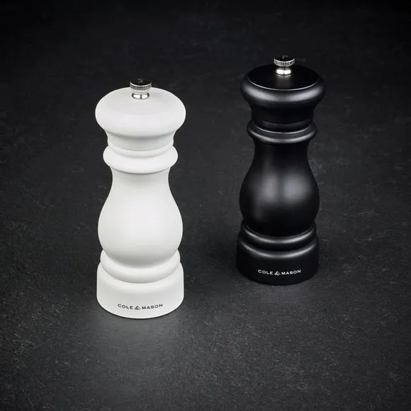 Set of 2 Salt & Pepper Mills - Black, Ceramic