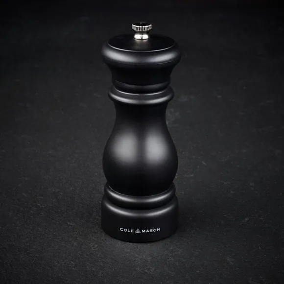 Set of 2 Salt & Pepper Mills - Black, Ceramic