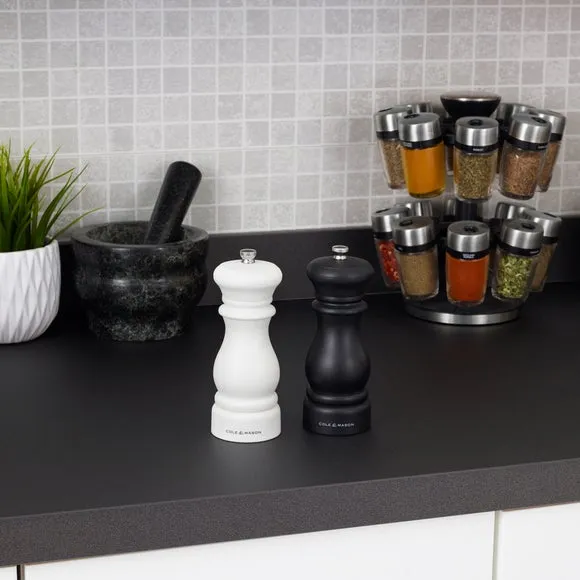 Set of 2 Salt & Pepper Mills - Black, Ceramic