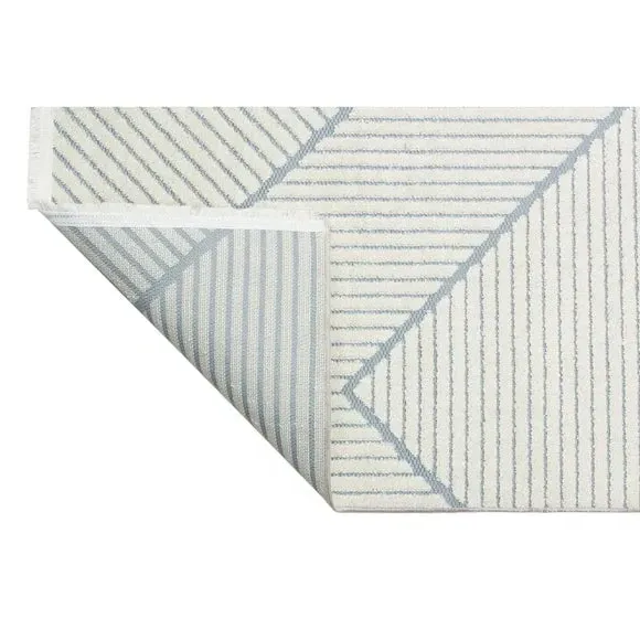 Chevron Indoor Outdoor Rug - Blue