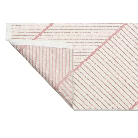 Chevron Indoor Outdoor Rug - Rose