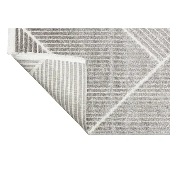 Chevron Indoor Outdoor Rug - Silver