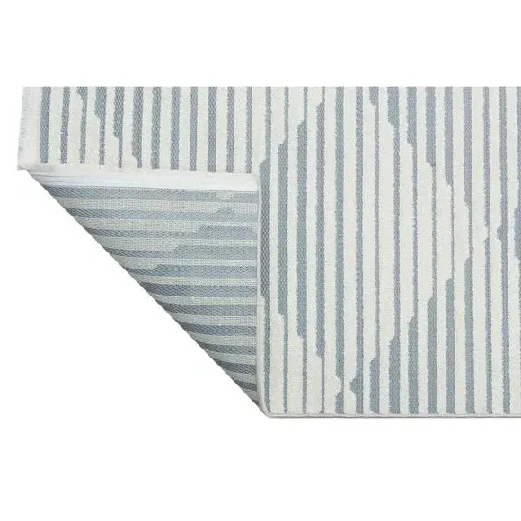 Geometric Indoor Outdoor Rug - Blue