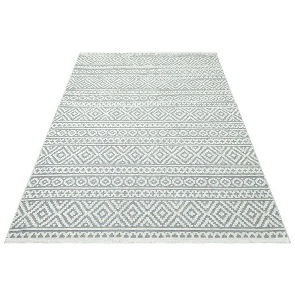 Traditional Indoor Outdoor Rug - Blue