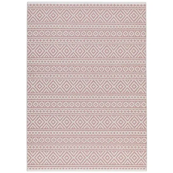 Traditional Indoor Outdoor Rug - Rose