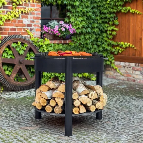 High Fire Bowl - Black, Steel