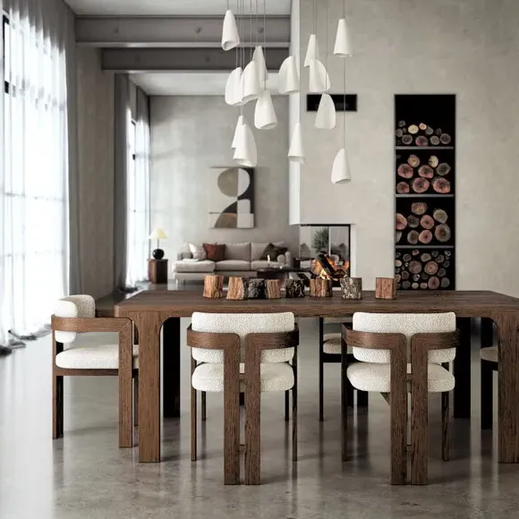 6-Seater Dining Table - Oak