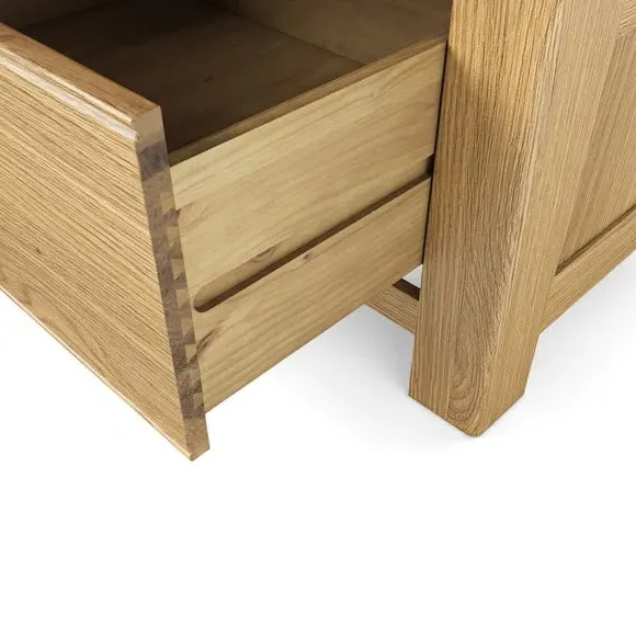 Triple Wardrobe with Double Rail - Oak