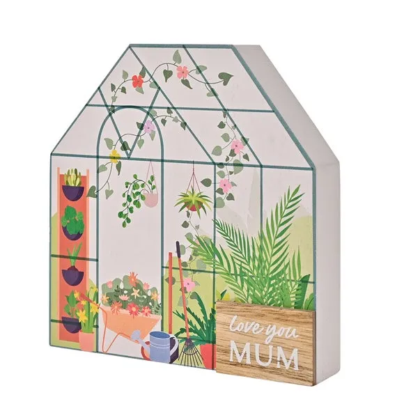 3D Greenhouse Ornament - Green