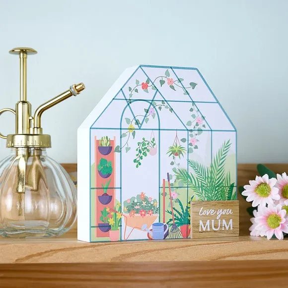 3D Greenhouse Ornament - Green image