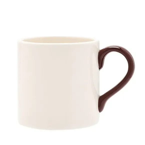 Ceramic Mug with Snuggle Season Motif - White