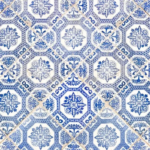 Mosaic Sticky Back Plastic - Blue, Vinyl