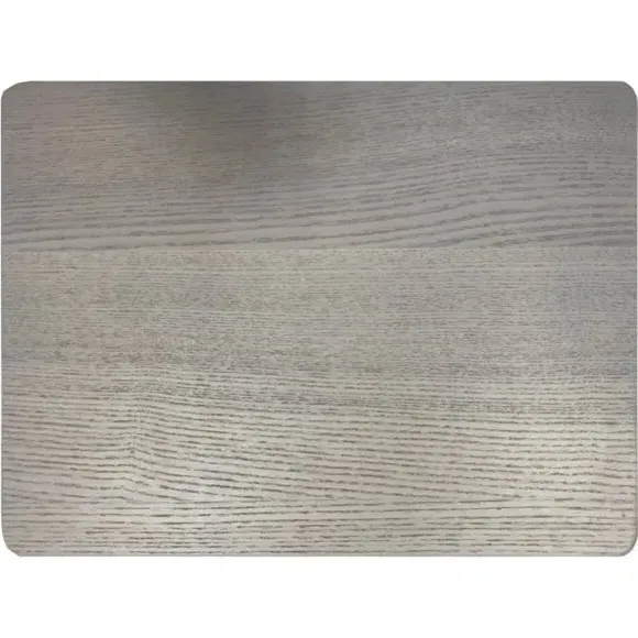 Set of 4 Placemats - Grey, Wood Veneer