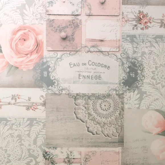 Decoupage Wallpaper - Blush, Paper