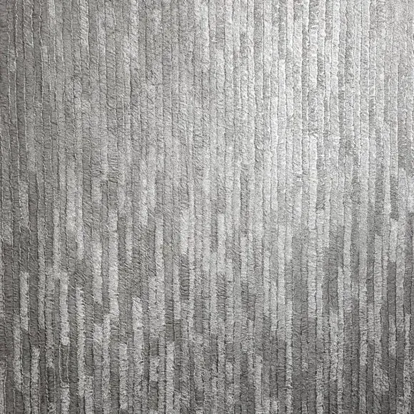 Leather Texture Wallpaper - Dark Grey, Vinyl