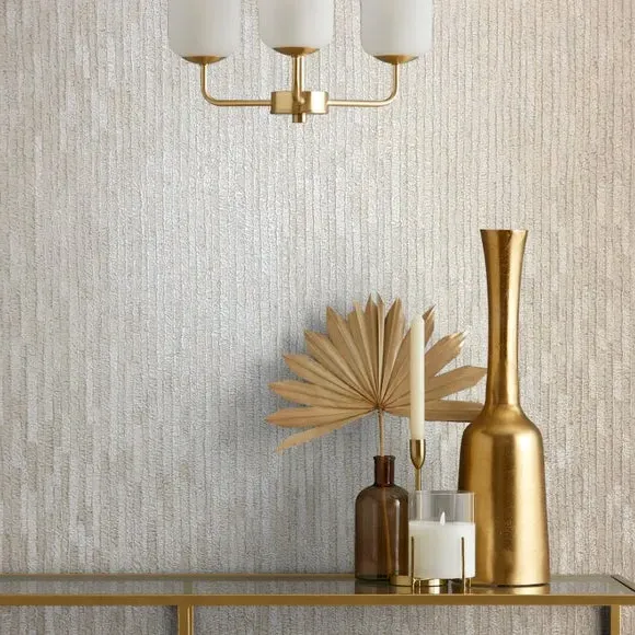 Leather Texture Wallpaper - Natural, Vinyl