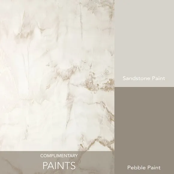 Marble Pattern Wallpaper - Gold, Metallic