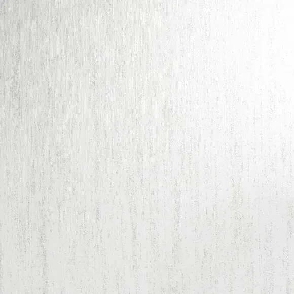 Striped Wallpaper with Glitter - White