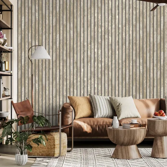 Tactile Wallpaper with Textured Finish - Natural image