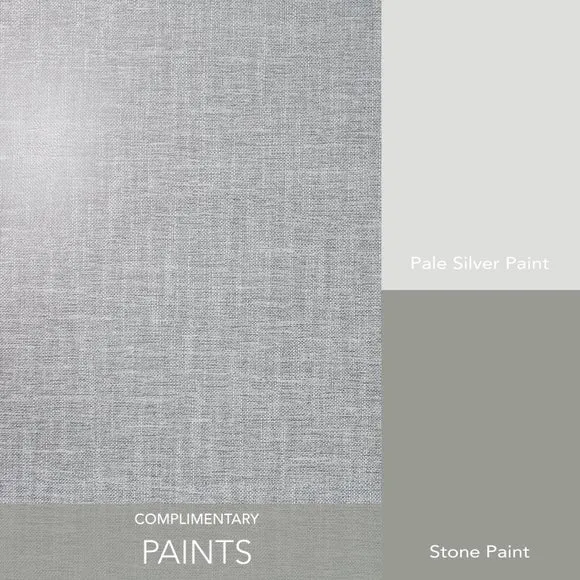 Textured Wallpaper with Mica Accents - Grey