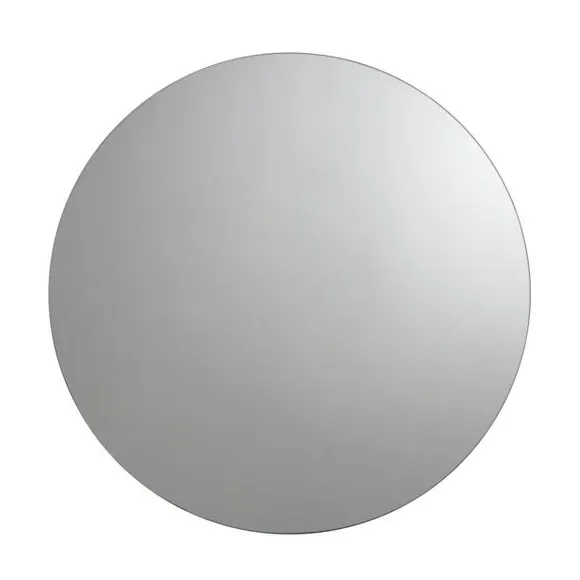 Circular Cabinet with Mirror - Steel