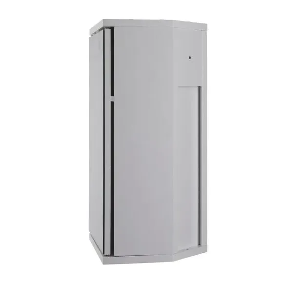 Single Door Corner Cabinet - White, MDF