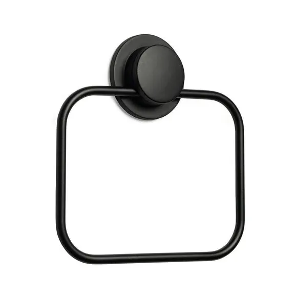 Stick-n-Lock Towel Rail - Black